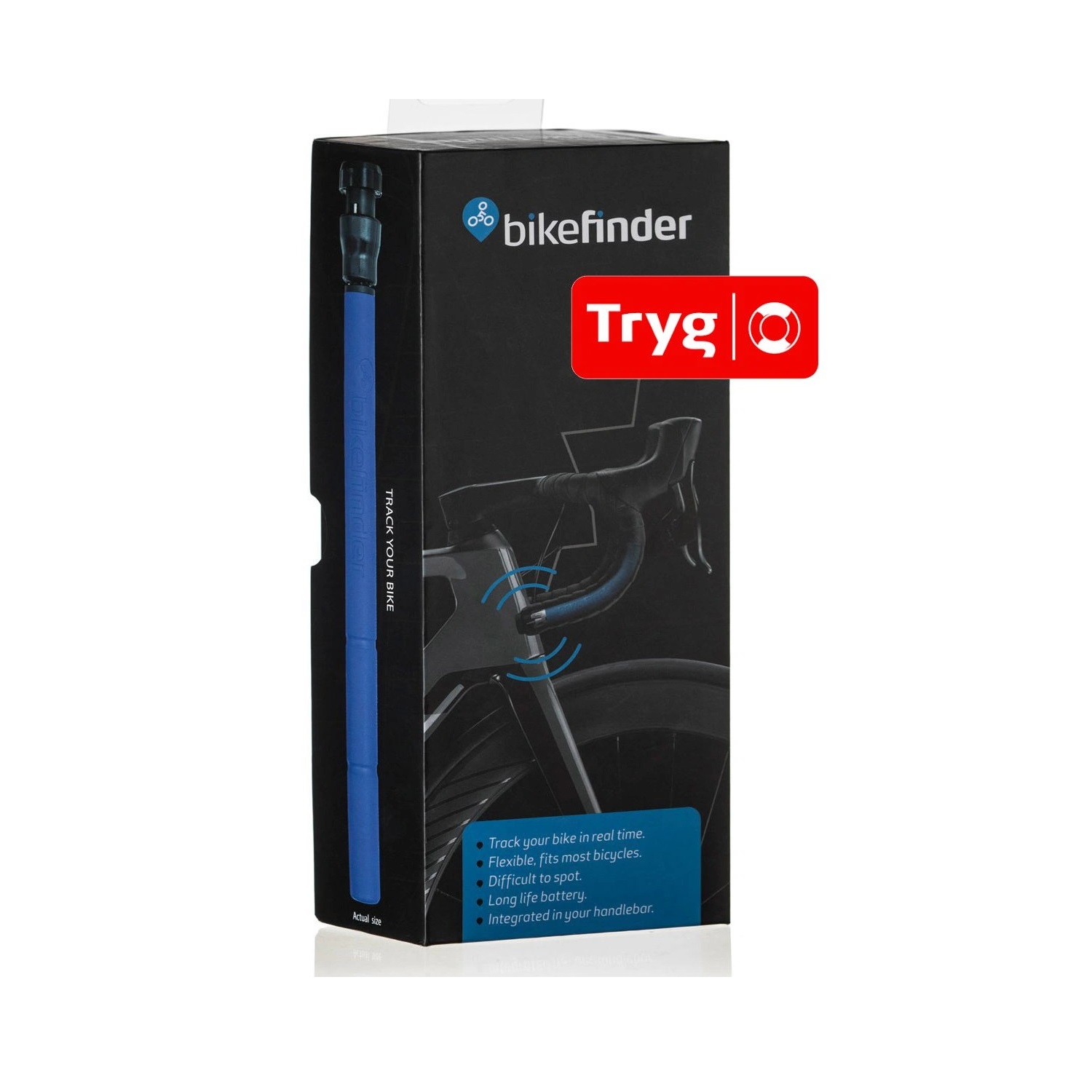 Bikefinder GPS-tracker til cykel inkl. forsikring - her - El-ladcykler.dk